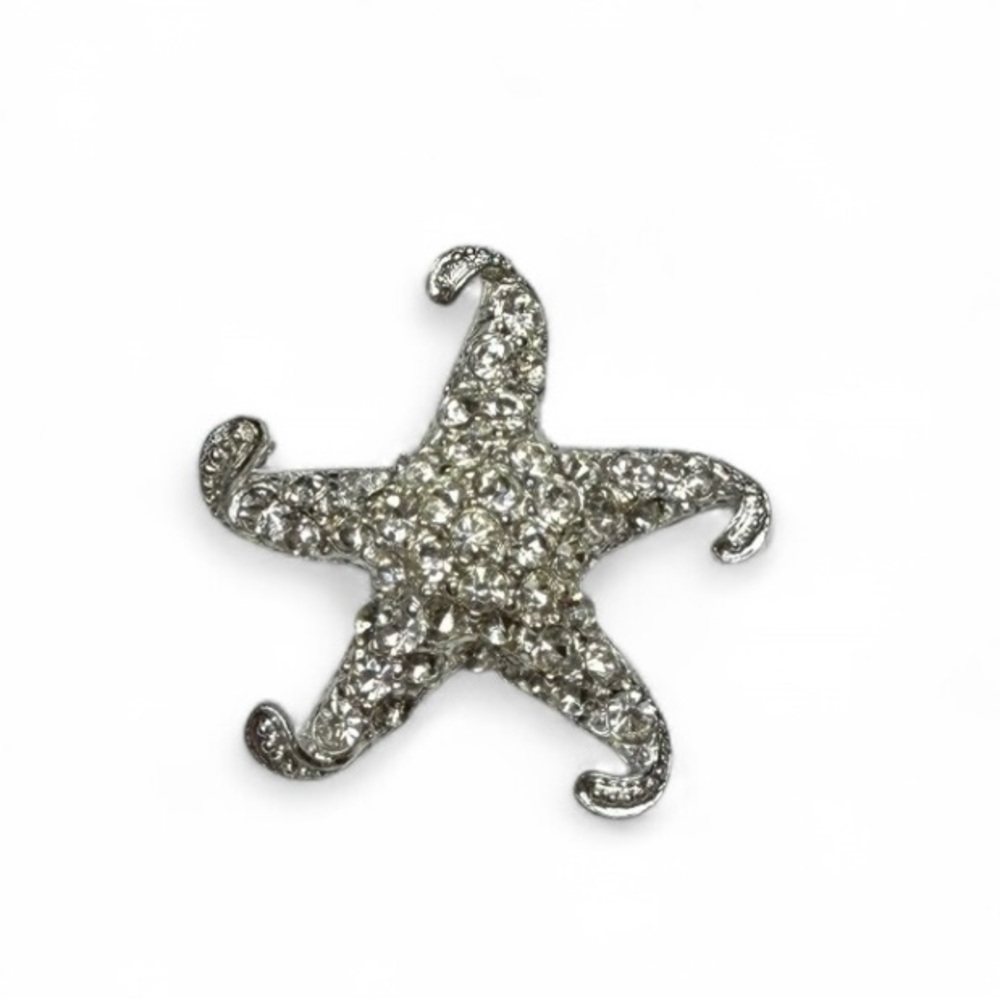 Sparkling Starfish Brooch